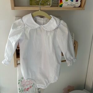 The Beaufort Bonnet Company White Long Sleeve Bodysuit